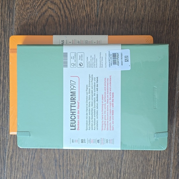 ❤️BUY 5 GET 3 FREE  Leuchtturm1917 Notebook Medium (A5), Hardcover, Lobster - Picture 11 of 16